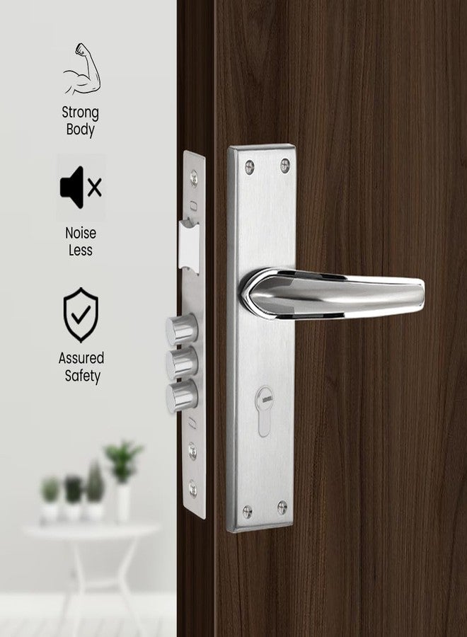 Link Infynia Mortise Lock |for Main & Internal Door in Home, Office, Hotel | 8 Inches Heavy Duty Handle Set with Both Side Key Access, 3 Keys |SS Finish|2 Years Warranty - Image 4
